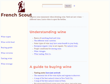 Tablet Screenshot of frenchscout.com
